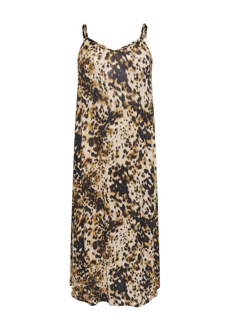 Kaffe Curve Maxi-jurk bruin