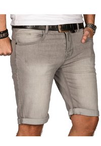 INDICODE JEANS INDICODE  - Denim shorts - grau