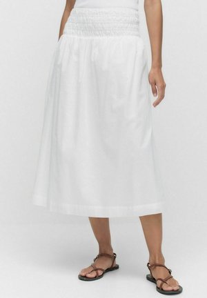 LOVISA FLARED - A-lijn rok - white