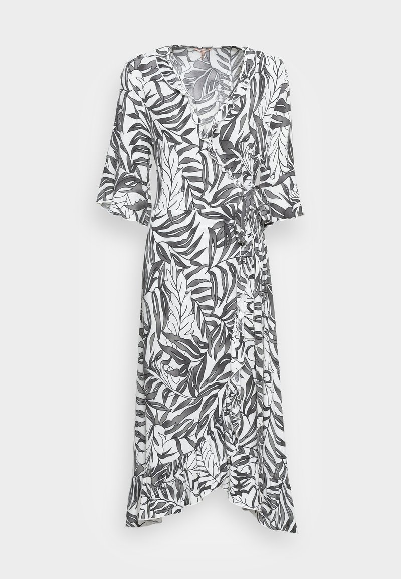 Damen Freizeitkleider | Esqualo DRESS WRAP OVER ALOHA PRINT Freizeitkleid multi coloured/mehrfarbig - YM84686 Damen Freizeitkleider | Esqualo DRESS WRAP OVER ALOHA PRINT Freizeitkleid multi coloured/mehrfarbig - YM84686