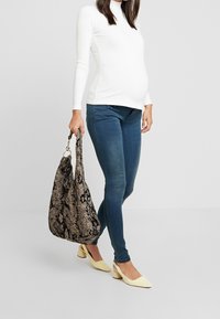 MAMALICIOUS Vaqueros slim fit - dark-blue denim