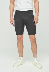 Next SKINNY FIT STRETCH CHINO - Kratke hlače - grey