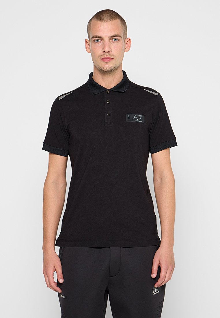 EA7 Emporio Armani Poloshirt zwart EA7 Emporio Armani Poloshirt zwart