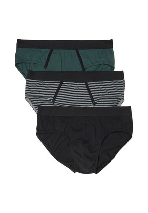 OVS 3 PACK - Braguitas - black/green