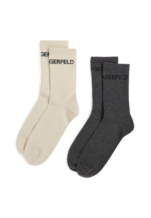 LOGO (2 PACK OF 2) - Ponožky - graystone cannoli
