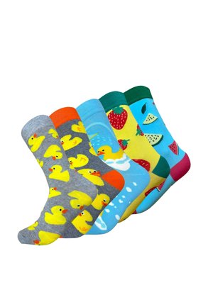 5 PACK DUCKS & FRUITS - Socken - ducks and fruits