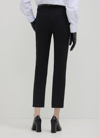 Calliope PANTALONE SIGARETTA TINTA UNITA  - Stoffhose - nero