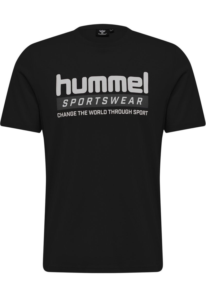 Hummel T-shirt print zwart