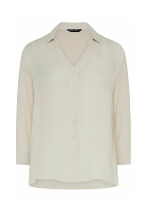 Evans, PLUS SIZE SHIRTS & BLOUSES - Overhemdblouse - natural