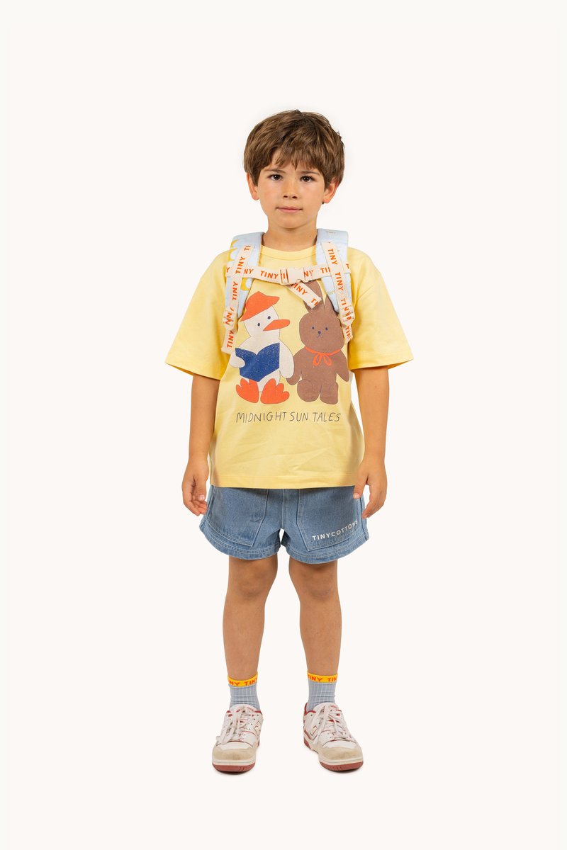 TINYCOTTONS - READERS GRAPHIC TEE UNISEX - Print T-shirt - mellow yellow, Enlarge