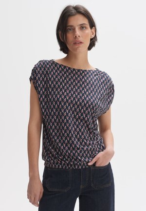SEKADI - Print T-shirt - coal blue