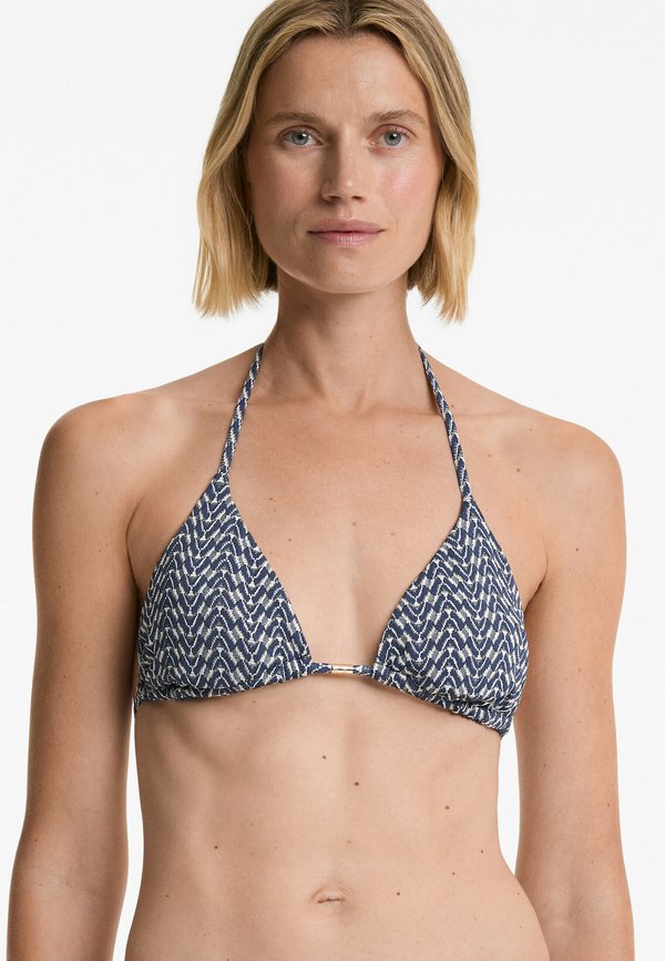 JACQUARD TRIANGLE - Bikini-Top
