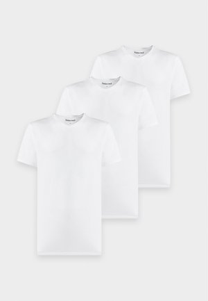 Selected, 3-Pack Cotton - Základné tričko - bright white