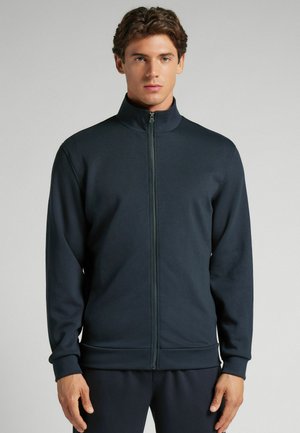 Sweater met rits - blue