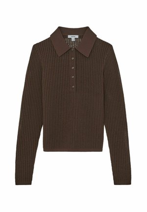 Reiss, Poloshirts - chocolate brown