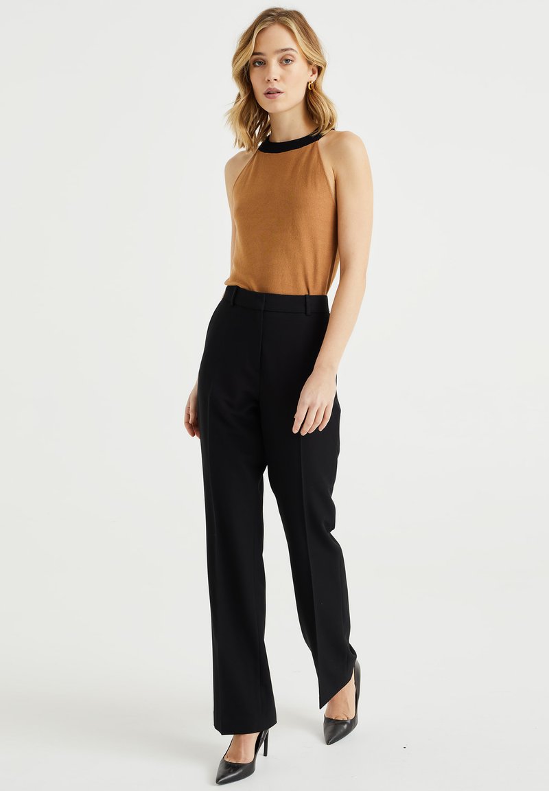 WE Fashion Top bruin WE Fashion Top bruin