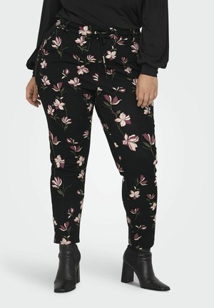 CURVY PATTERNED CLASSIC - Pantalones - black 2