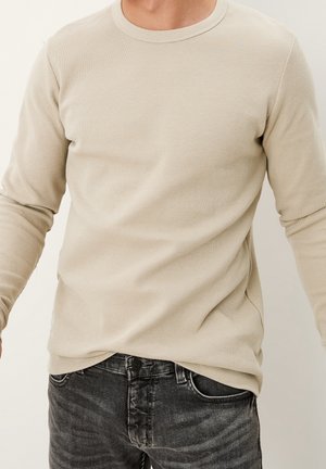 Camiseta de manga larga - beige