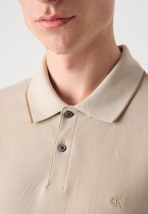 REFINED TIPPED CLASSIC - Polo shirt - plaza taupe3