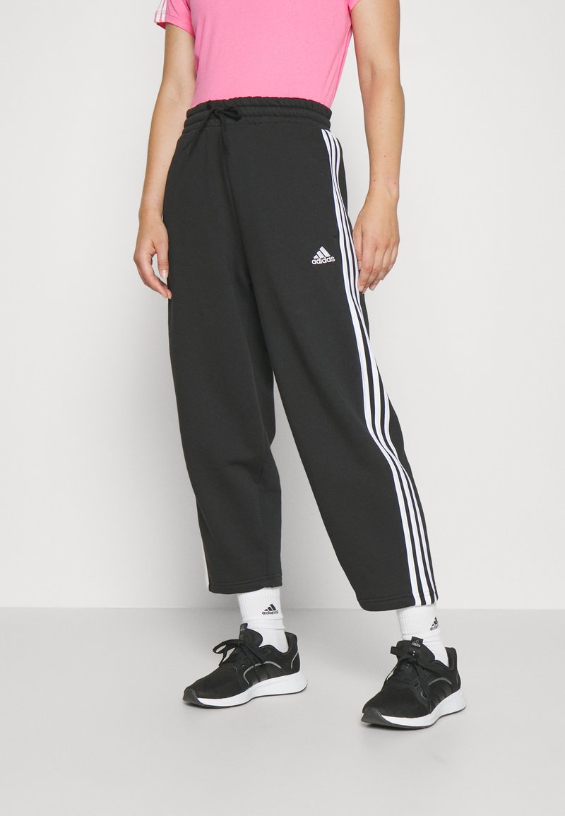 adidas Sportswear - Tracksuit bottoms - black/white, Enlarge