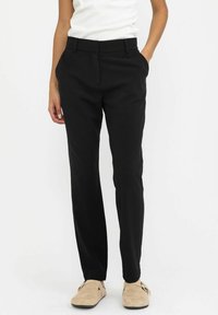 SRVilja mid waist - Chino hlače - black