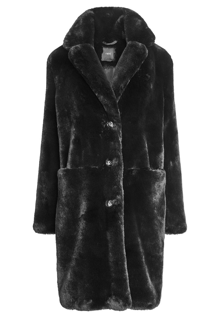 Camel faux fur coat next Clearance