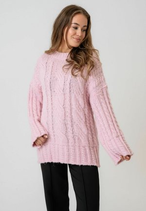 Strickpullover - light pink