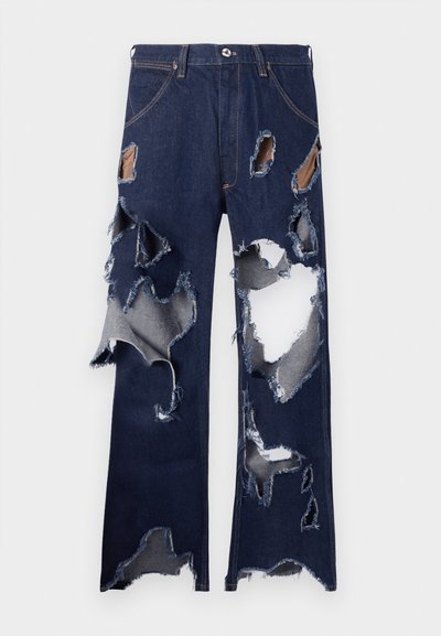 Vivienne Westwood DISTRESSED RANCH UNISEX - Jean boyfriend - indigo