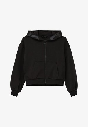 s.Oliver, Sweater met rits - schwarz