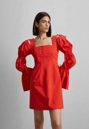 Sara Battaglia PUFFY SLEEVES DRESS - Koktel haljina / svečana haljina - aperol
