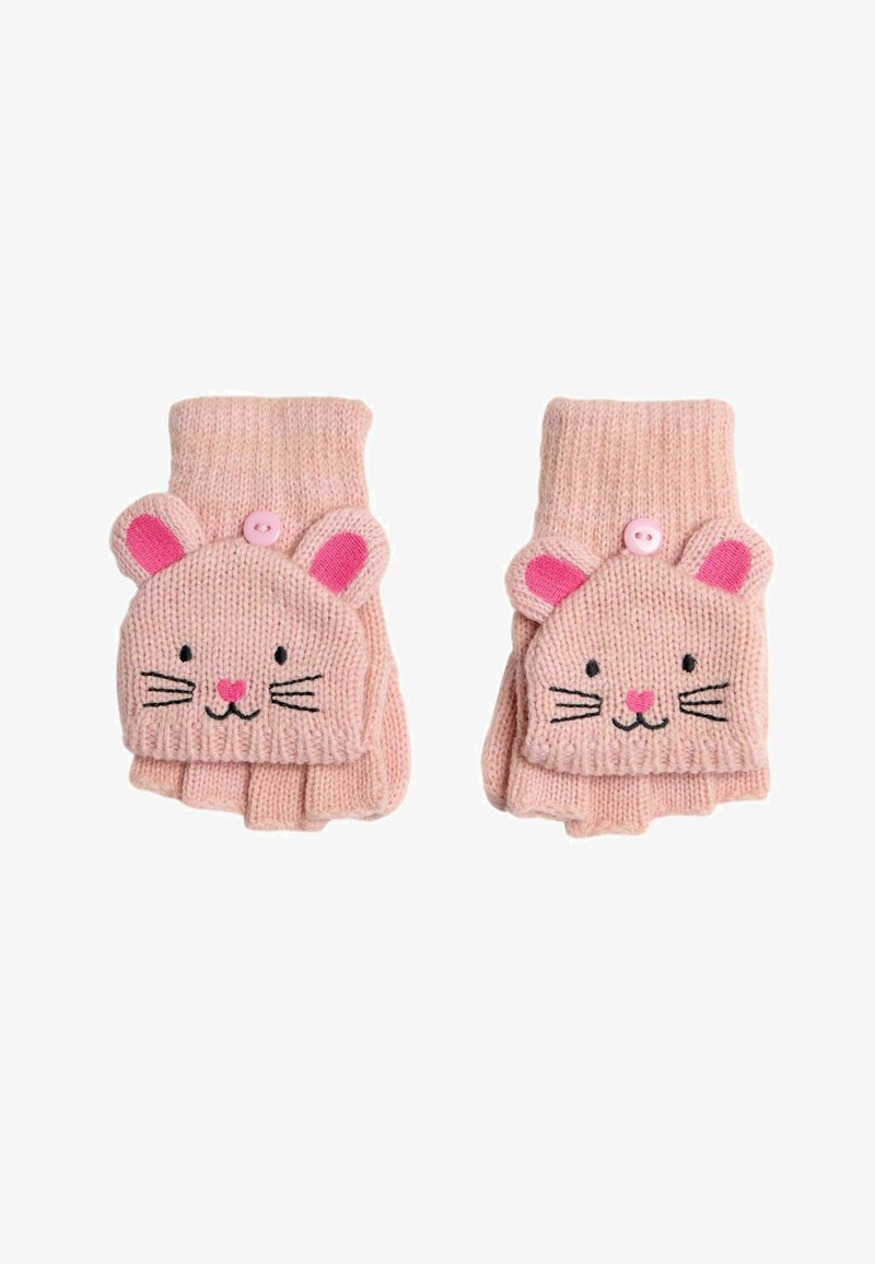 JoJo Maman Bébé Rukavice s jednim prstom - pink