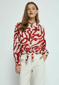 Minus - JASSIE TIE - Camisa - barn red print Imagen en miniatura 1