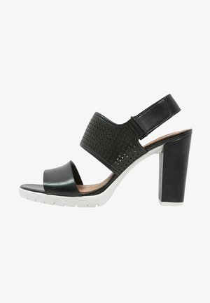Clarks, Sandales à talons hauts - black