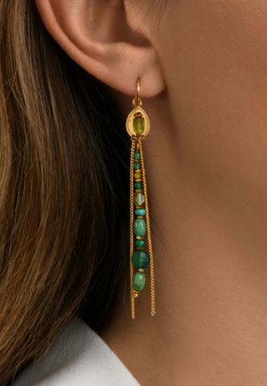 Satellite Paris, Boucles d'oreilles - vert