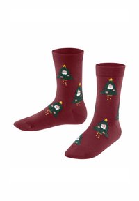 FALKE SANTAS SPACEROCKET - Socken - ruby