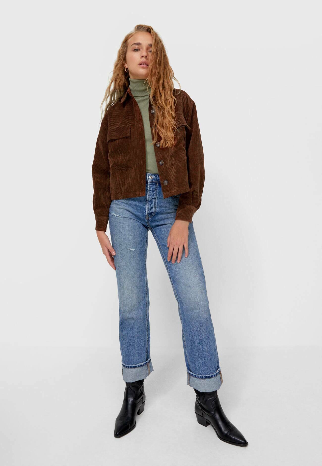 stradivarius teddy jacket