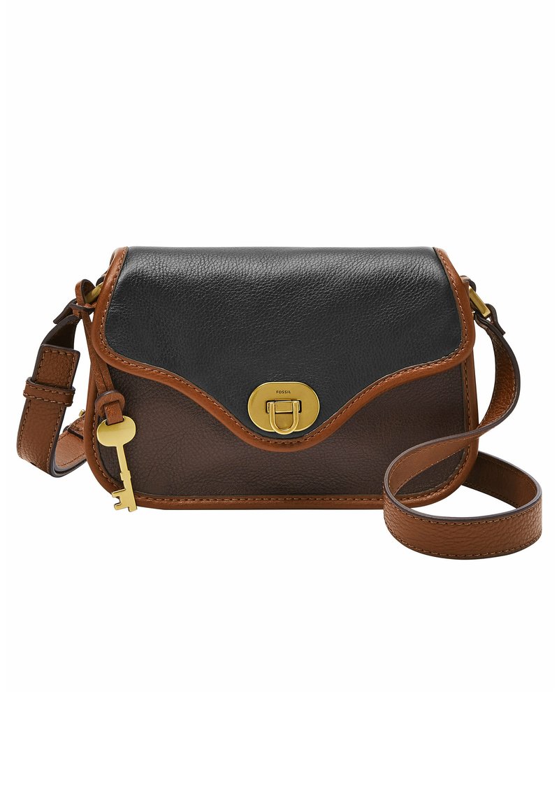 Fossil HERITAGE - Sac bandouli?�re - dark brown/marron fonc?� - ZALANDO.FR