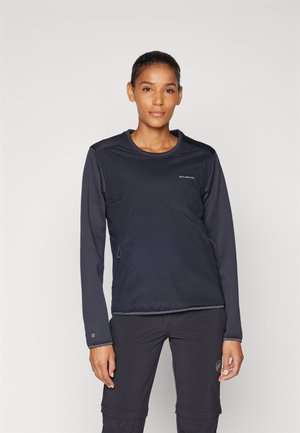 OUTLINE WARM - Fleecepullover - deep black