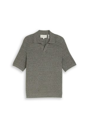 TOM TAILOR, Polo - deep leaf green melange