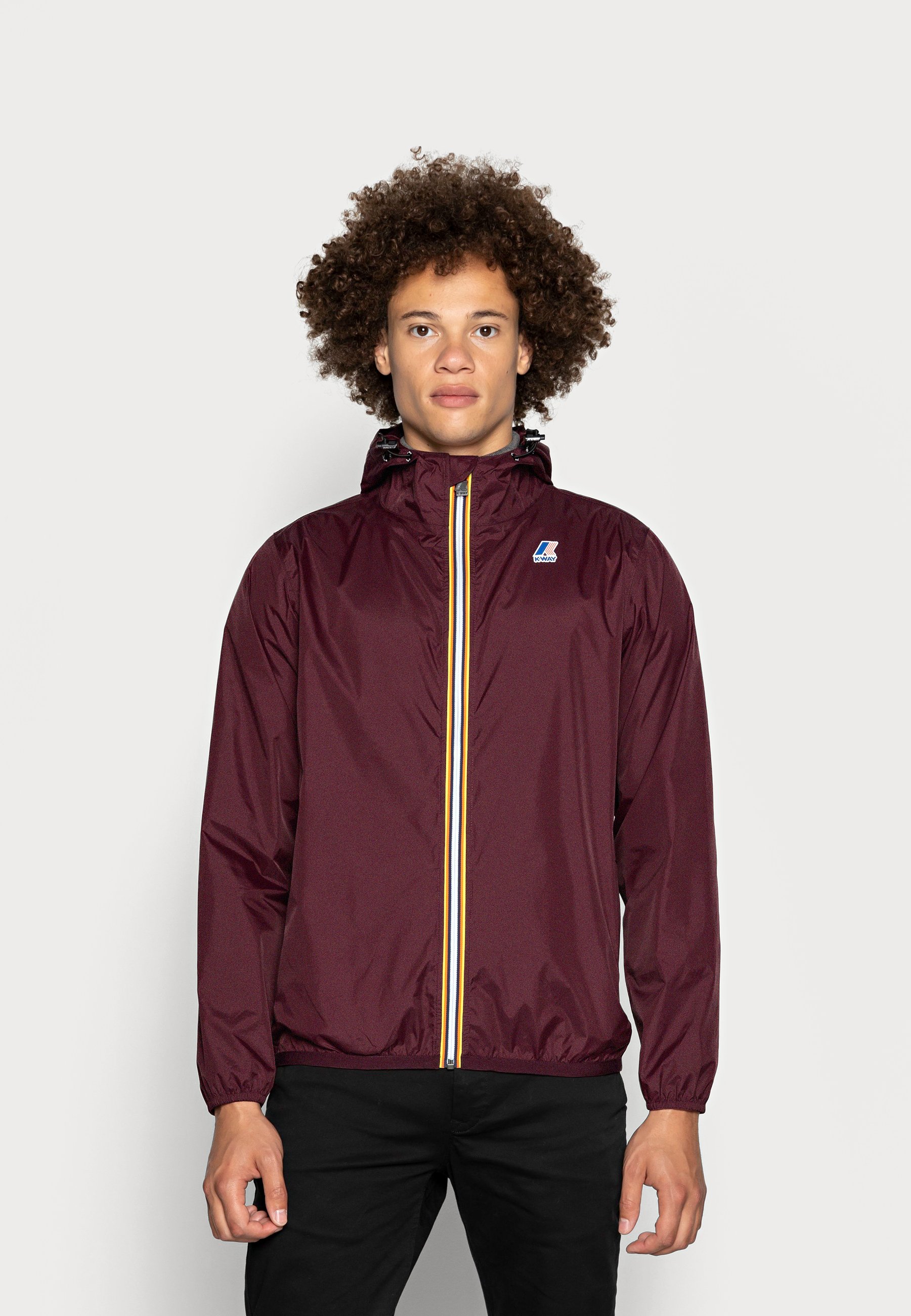 K Way Claude Le Vrai Unisex Leichte Jacke Red Rot Meliert Zalando De 