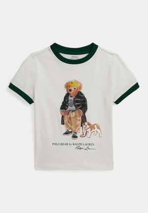 POLO BEAR RINGER TEE - Majica kratkih rukava s printom - nevis/new forest