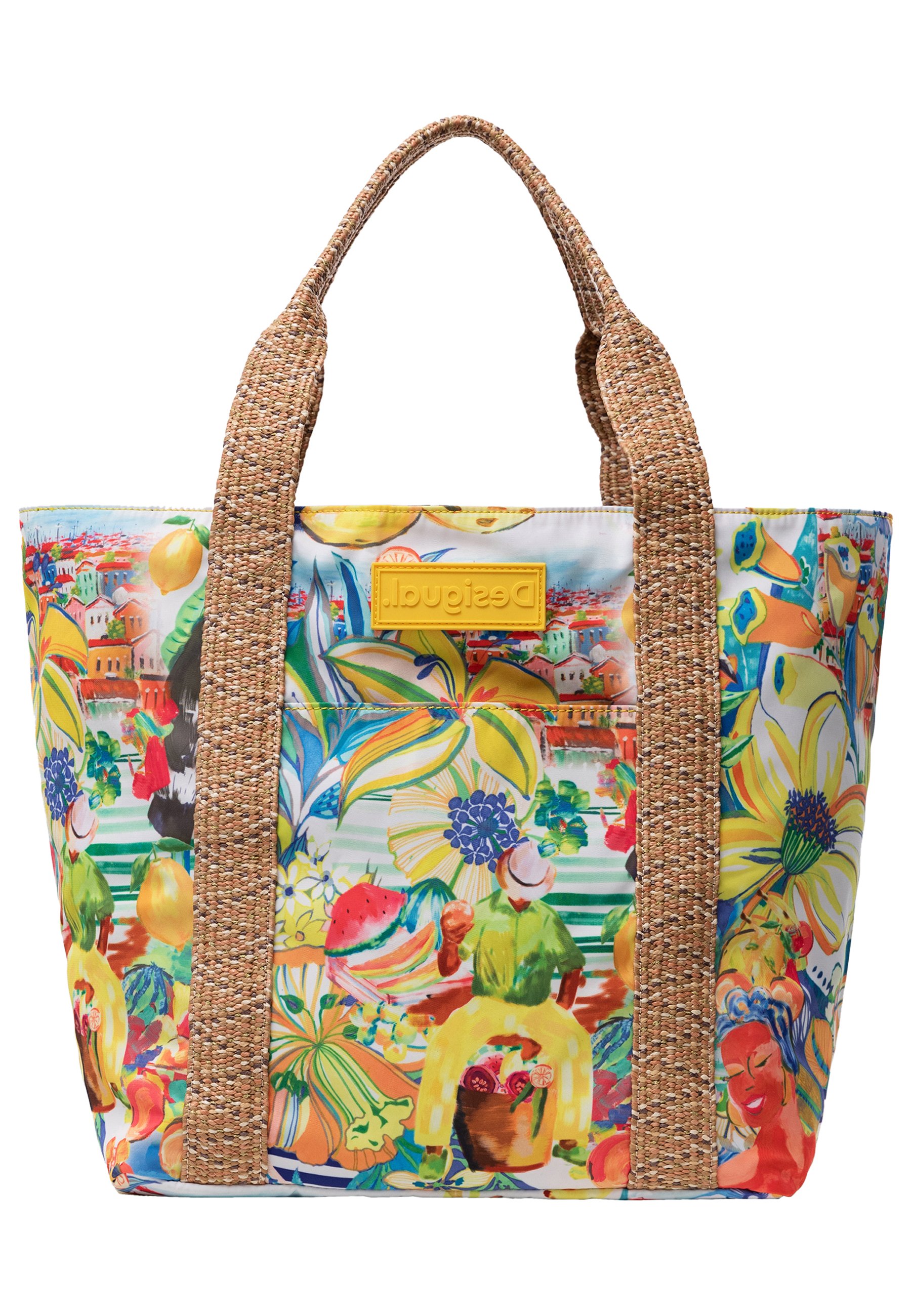sac desigual multicolore
