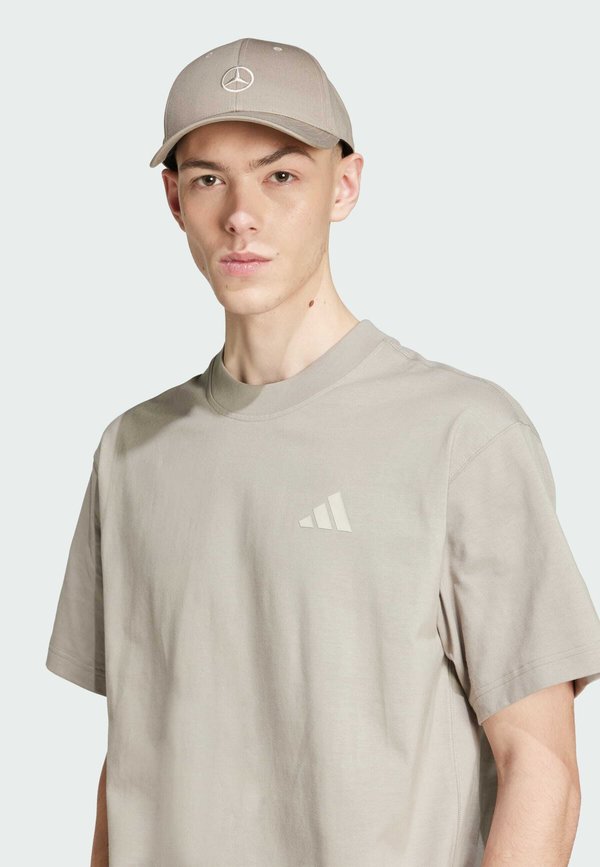 MERCEDES - AMG PETRONAS FORMULA ONE TEAM PREMIUM MEN - Print T-shirt - putty beige  alumina2