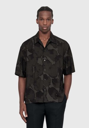 AllSaints, TULIP SS SHIRT - Shirt - black grey
