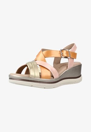PITILLOS - Sandalias de cuña - multicolor