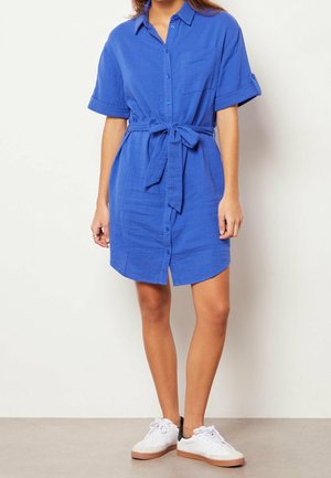 Skjortekjole - royal blue