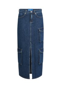 Karl Lagerfeld Jeans KARL LAGERFELD JEANS - Maxi szoknya - washed dark blue
