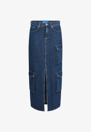 Karl Lagerfeld Jeans KARL LAGERFELD JEANS - Maxirok - washed dark blue