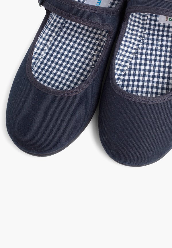 Riemchenballerina – azul marino