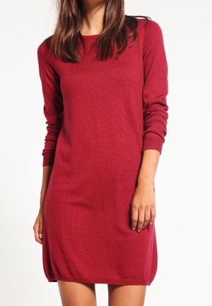 Gebreide jurk - bordeaux